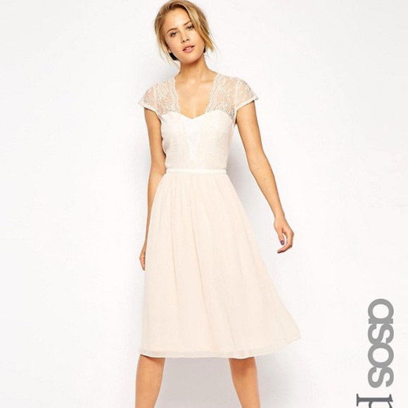 petite lace midi dress